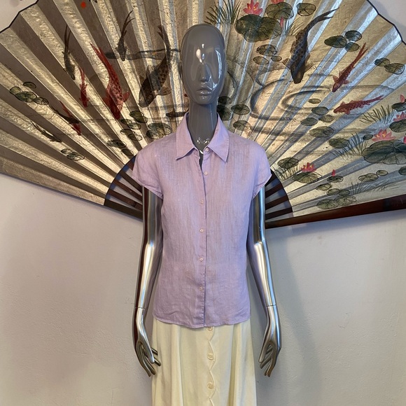 Holt Renfrew Linen Shirt, XS / S - Picture 2 of 5